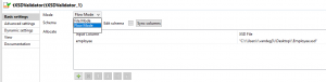 The settings of a tXSDValidator